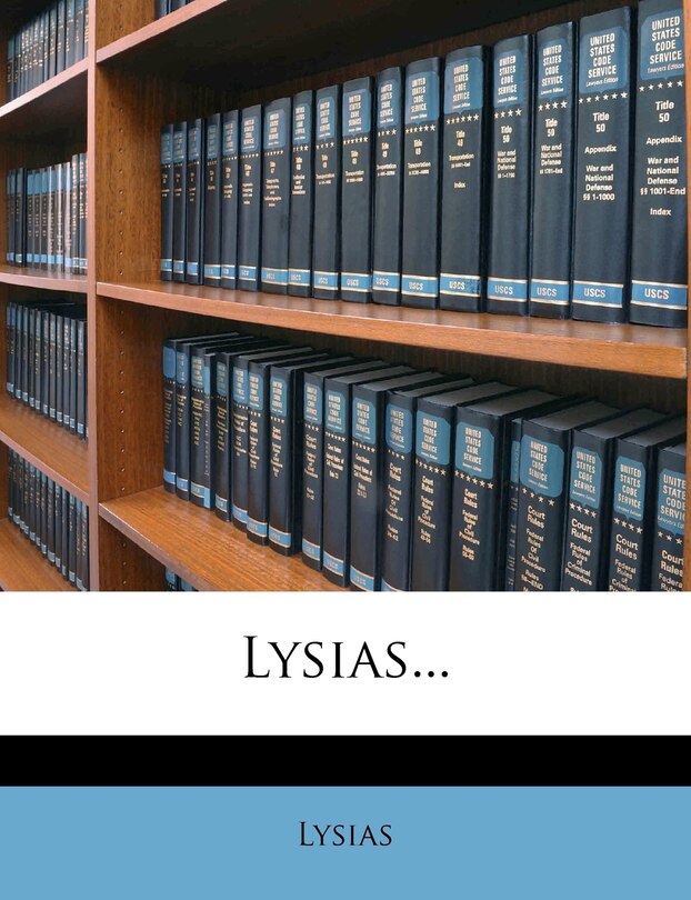 Front cover_Lysias...