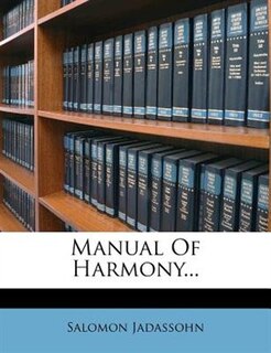 Front cover_Manual Of Harmony...