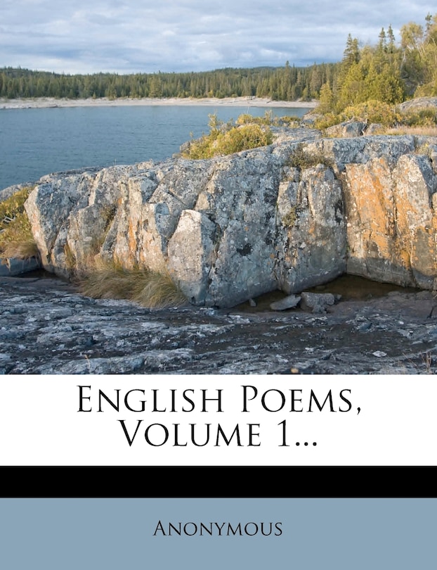 Front cover_English Poems, Volume 1...