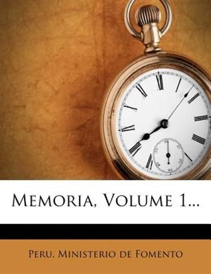 Couverture_Memoria, Volume 1...