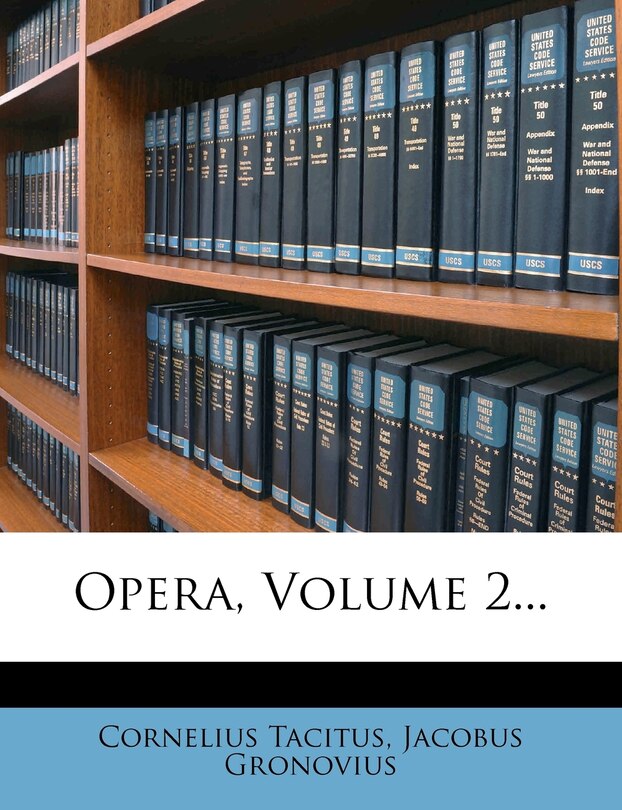 Front cover_Opera, Volume 2...