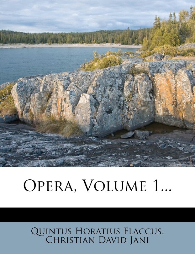 Front cover_Opera, Volume 1...