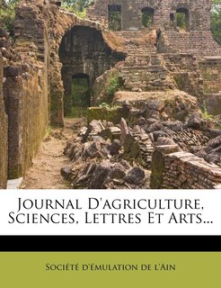 Front cover_Journal D'agriculture, Sciences, Lettres Et Arts...