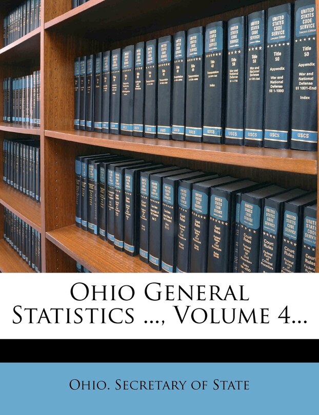 Couverture_Ohio General Statistics ..., Volume 4...