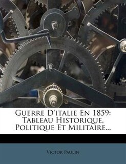 Front cover_Guerre D'italie En 1859