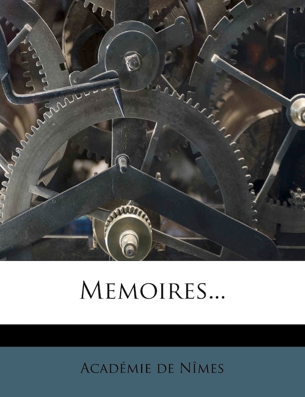 Front cover_Memoires...
