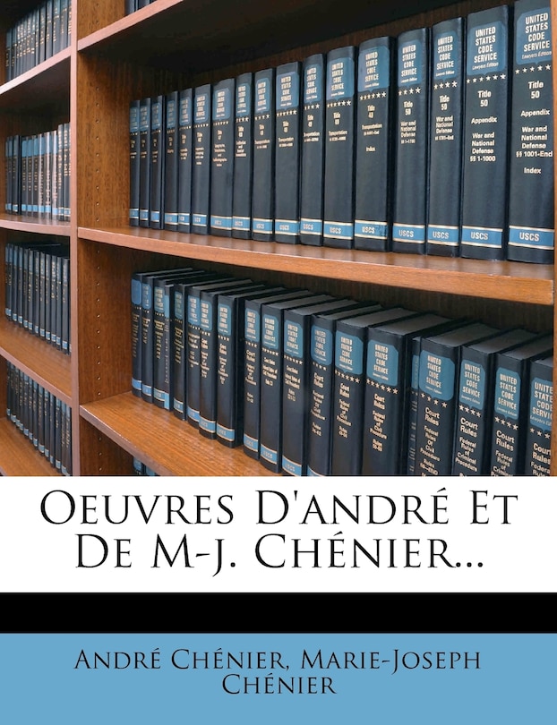 Front cover_Oeuvres D'Andre Et de M-J. Chenier...