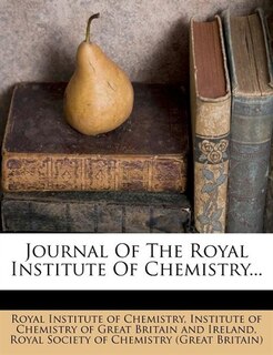 Journal Of The Royal Institute Of Chemistry...