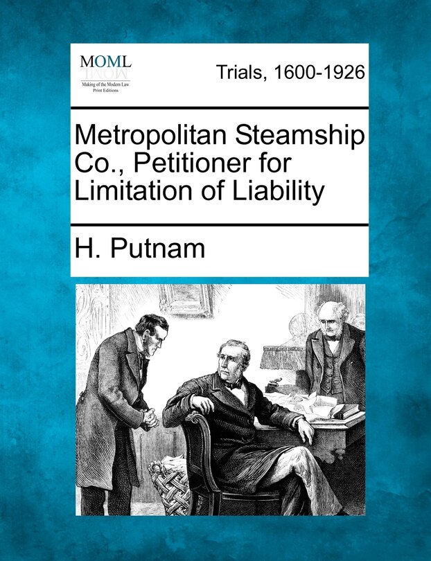 Front cover_Metropolitan Steamship Co., Petitioner For Limitation Of Liability