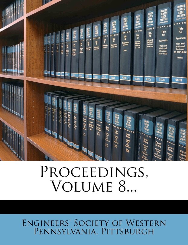 Couverture_Proceedings, Volume 8...