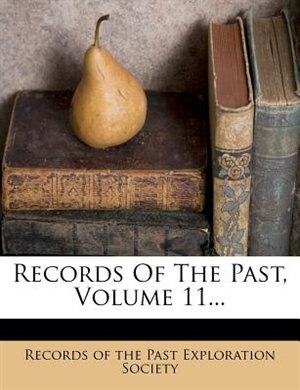 Front cover_Records Of The Past, Volume 11...