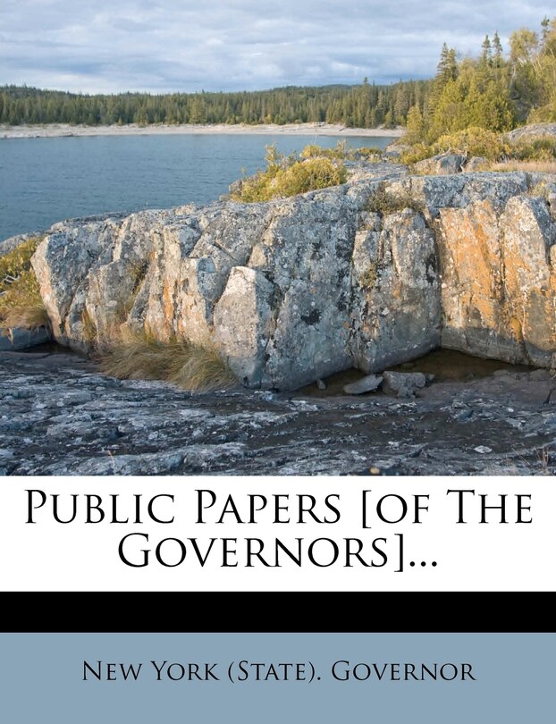 Front cover_Public Papers [of The Governors]...