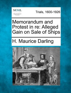 Front cover_Memorandum And Protest In Re