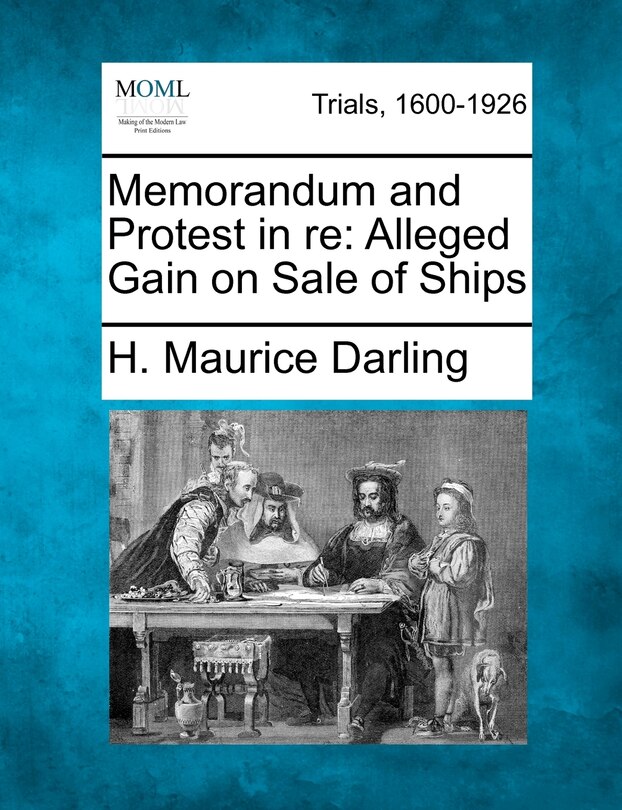 Front cover_Memorandum And Protest In Re
