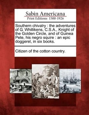 Front cover_Southern Chivalry