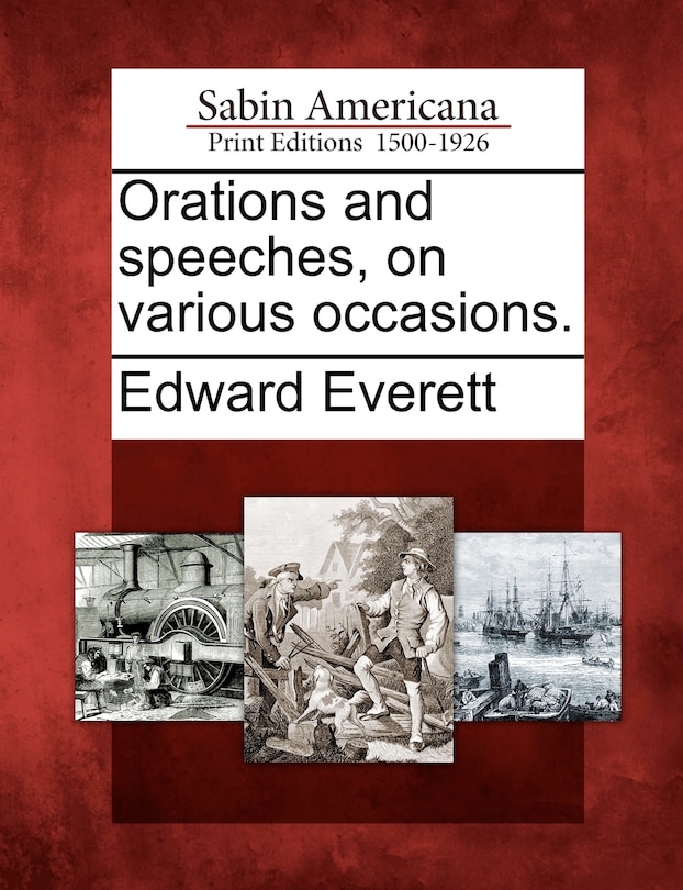 Front cover_Orations And Speeches, On Various Occasions.
