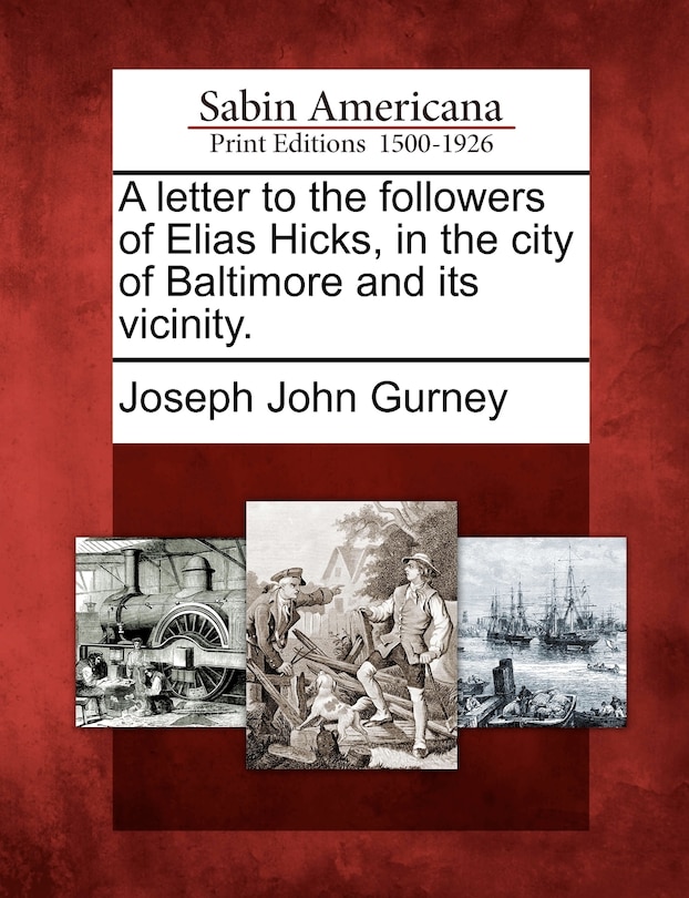 Couverture_A Letter To The Followers Of Elias Hicks, In The City Of Baltimore And Its Vicinity.