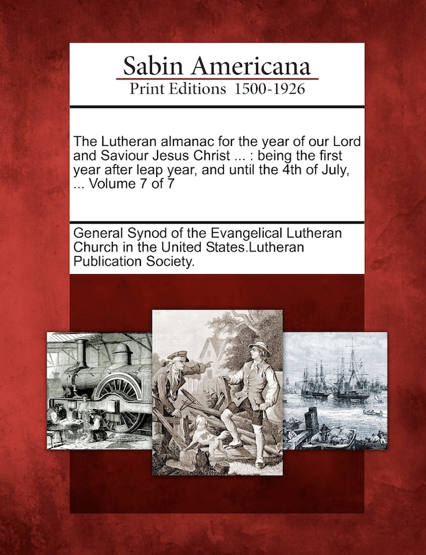 Couverture_The Lutheran Almanac For The Year Of Our Lord And Saviour Jesus Christ ...