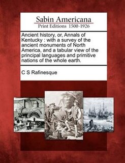 Couverture_Ancient History, Or, Annals of Kentucky