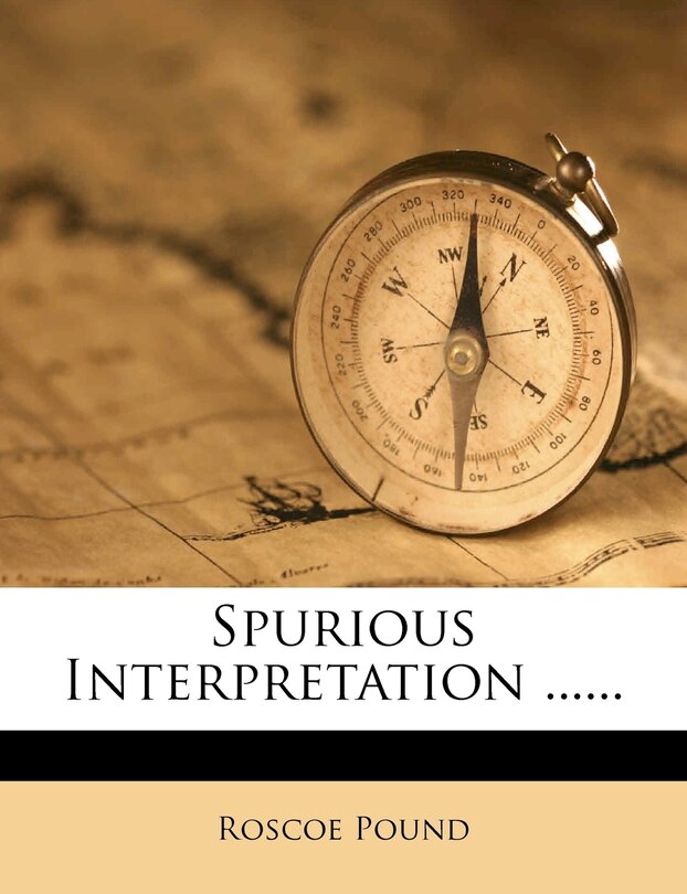 Front cover_Spurious Interpretation ......