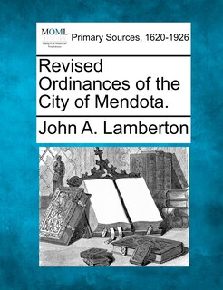 Couverture_Revised Ordinances Of The City Of Mendota.