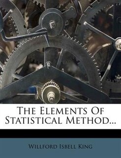 Couverture_The Elements Of Statistical Method...