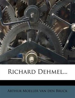 Front cover_Richard Dehmel...