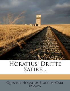 Front cover_Horatius' Dritte Satire