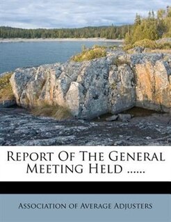 Front cover_Report Of The General Meeting Held ......