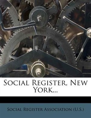 Front cover_Social Register, New York...