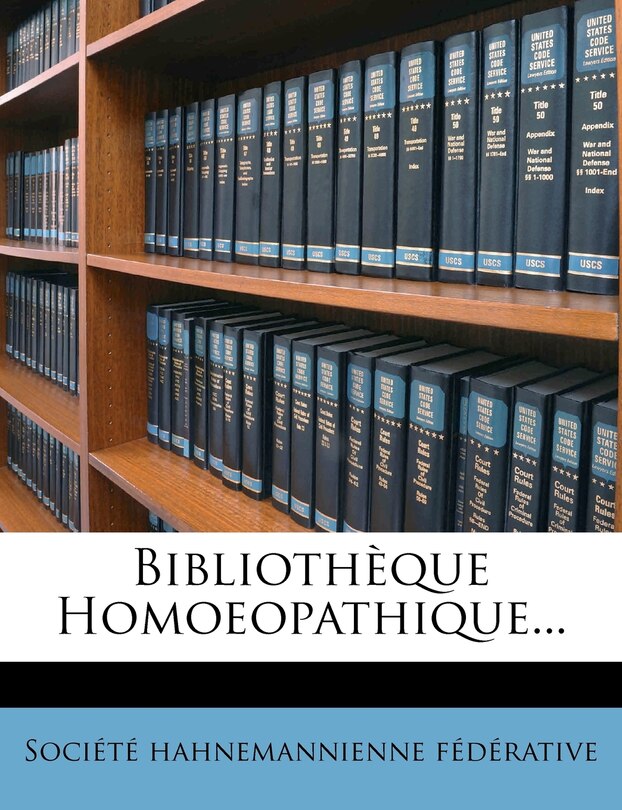 Front cover_Bibliothèque Homoeopathique...