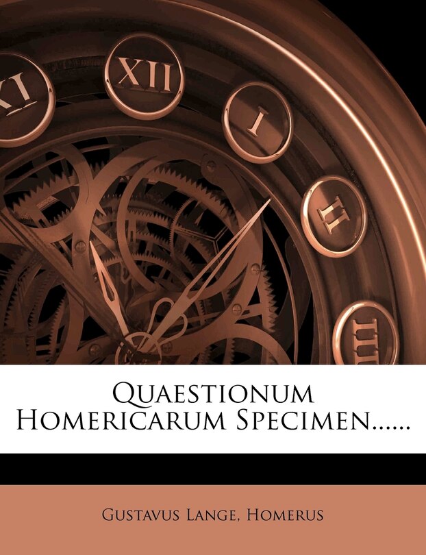 Couverture_Quaestionum Homericarum Specimen