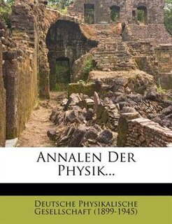 Annalen Der Physik...