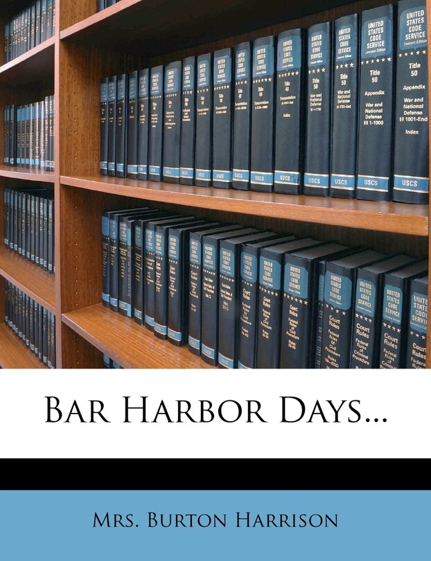 Front cover_Bar Harbor Days...