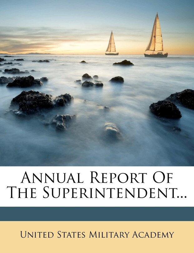 Couverture_Annual Report Of The Superintendent...