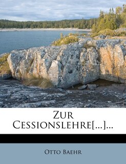 Front cover_Zur Cessionslehre[...]...