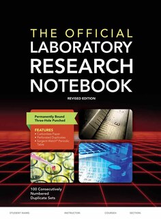 Couverture_The Official Laboratory Research Notebook (100 Duplicate Sets)