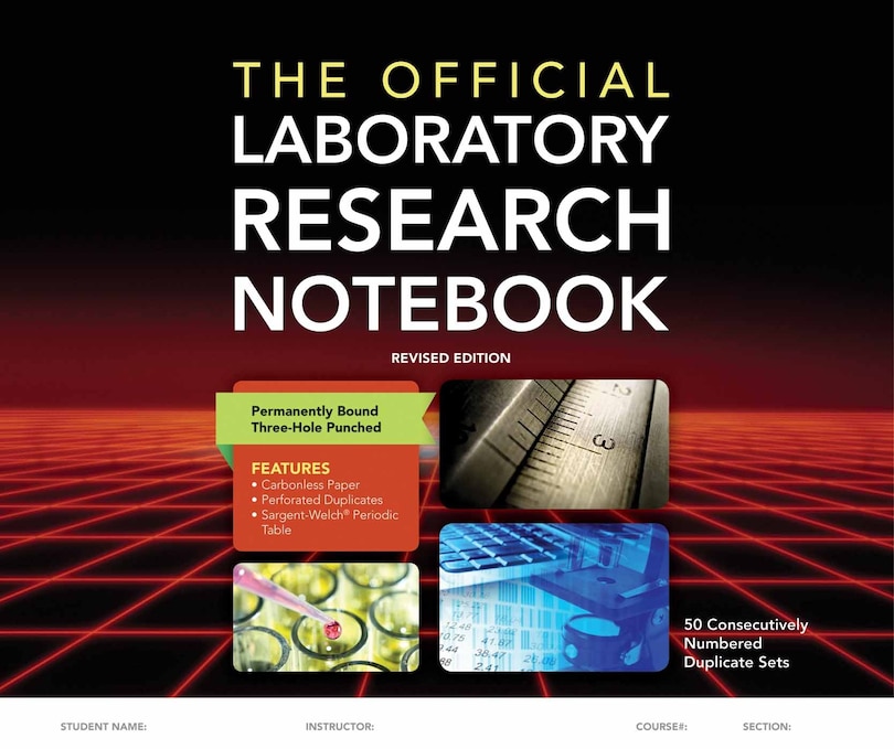 Couverture_The Official Laboratory Research Notebook (50 Duplicate Sets)