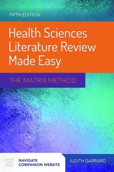 Front cover_Health Sciences Literature Review Made Easy