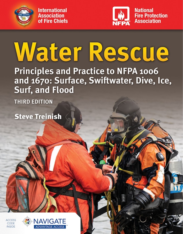 Couverture_Water Rescue: Principles and Practice to Nfpa 1006 and 1670: Surface, Swiftwater, Dive, Ice, Surf, and Flood (Includes Navigate Advantage Access)