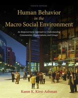 Front cover_Brooks/cole Empowerment Series: Human Behavior In The Macro Social Environment