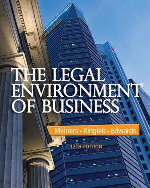 Couverture_The Legal Environment Of Business