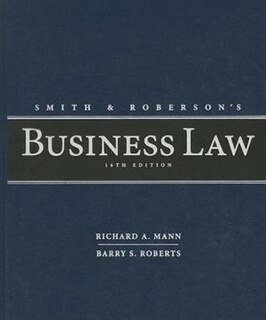 Front cover_Smith And Roberson's Business Law