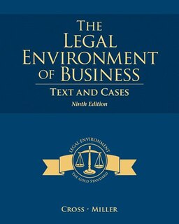 Couverture_The Legal Environment Of Business