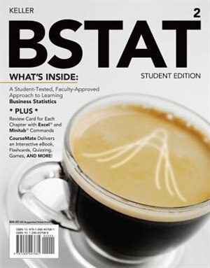 Couverture_Bstat2 (with Review Cards And Coursemate Printed Access Card)