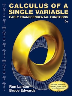 Front cover_Student Solutions Manual For Larson/edwards' Calculus Of A Single Variable: Early Transcendental Functions, 6th