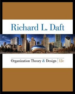 Front cover_Organization Theory And Design