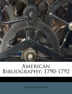Front cover_American Bibliography