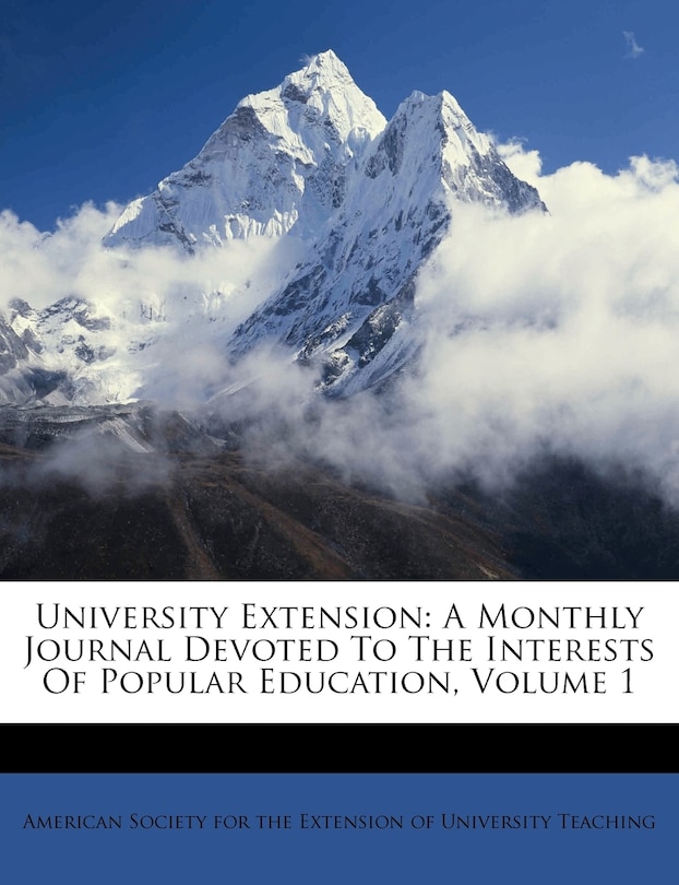 Couverture_University Extension