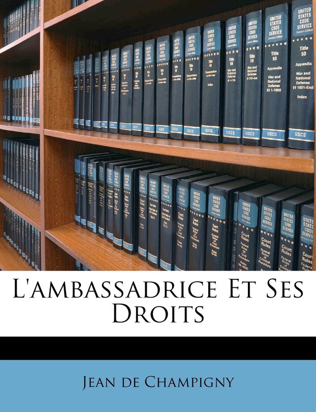 Couverture_L'ambassadrice Et Ses Droits